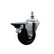 Service Caster 35 Inch Soft Rubber 12 Inch Threaded Stem Caster with Brake SCC-TS20S3514-SRS-PLB-121315 - alternate 1